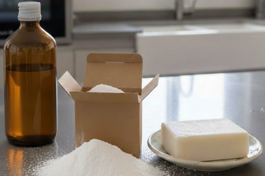 Misturar bicarbonato, água oxigenada e sabão branco: para que serve e como usar