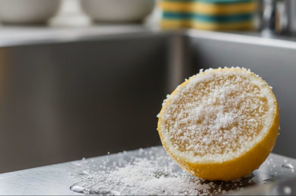 Colocar meio limão com sal na pia da cozinha: para que serve e qual é o efeito