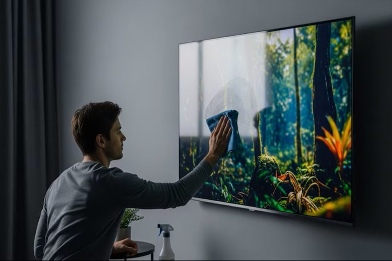 O segredo para limpar a tela da televisão e obter um resultado perfeito