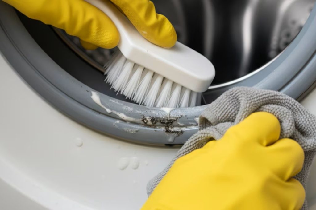 Pulverizar álcool na borracha da máquina de lavar: por que é recomendado e para que serve