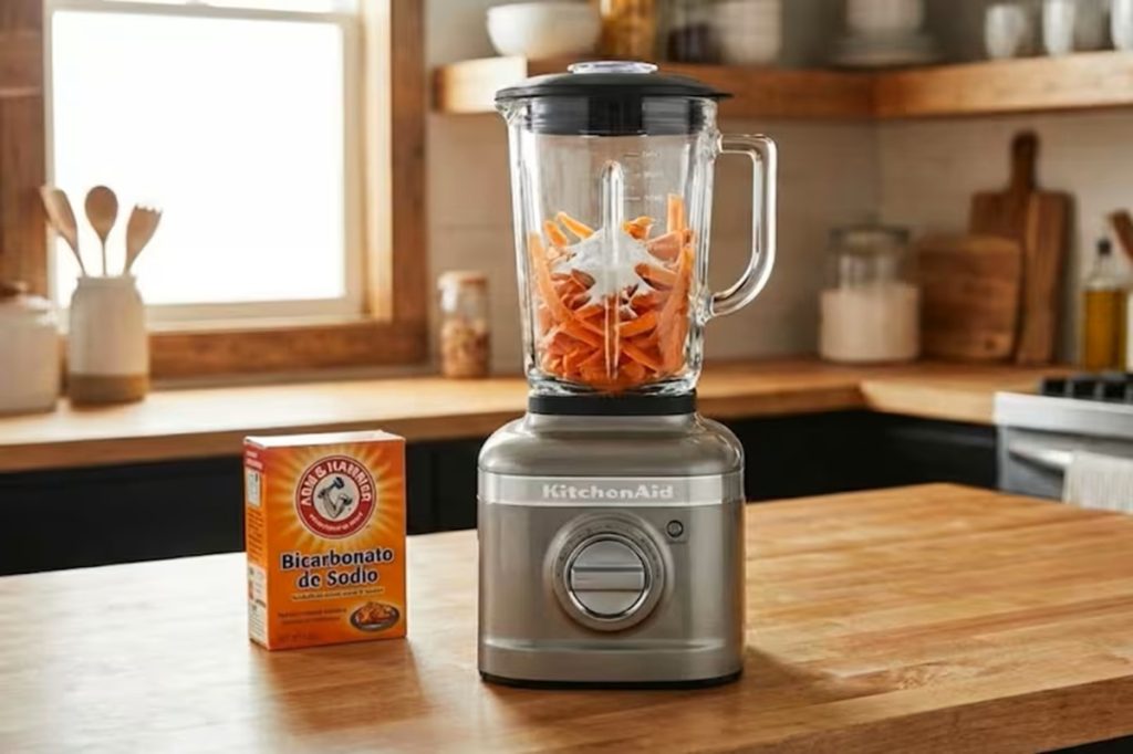 Por que recomendam liquidificar cascas de cenoura e bicarbonato