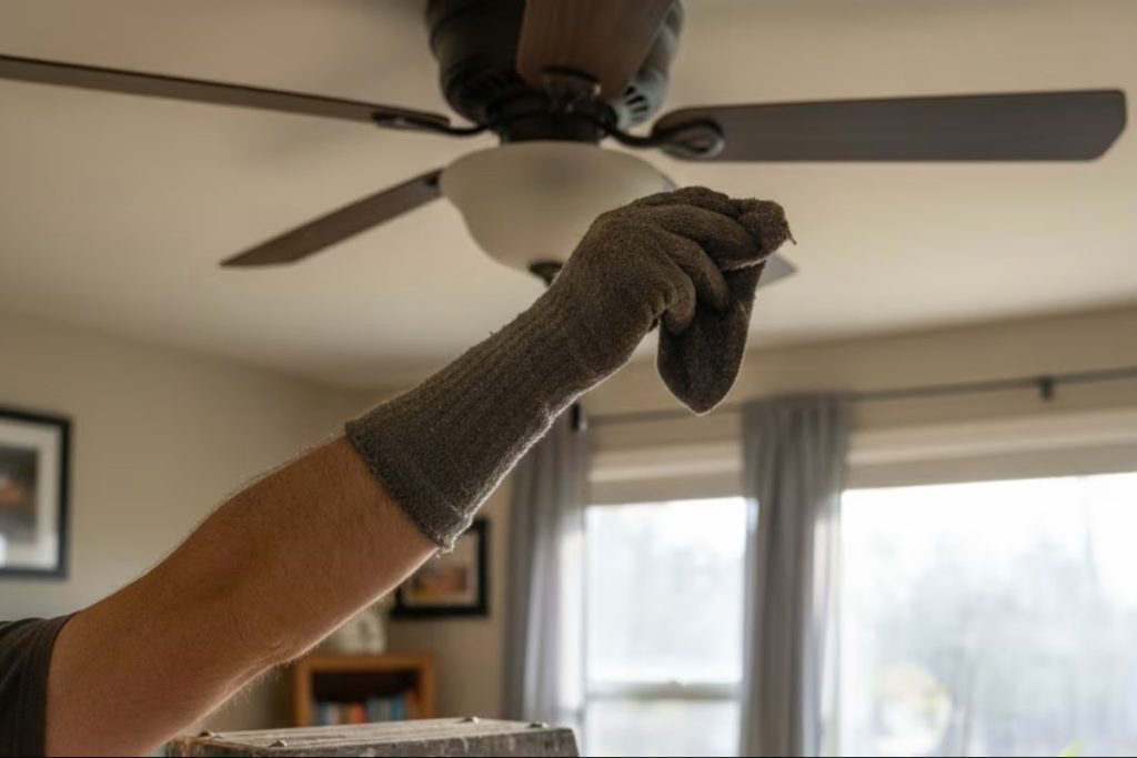 Sem aspirador nem lixívia: como limpar o ventilador de teto de forma fácil e sem danificá-lo