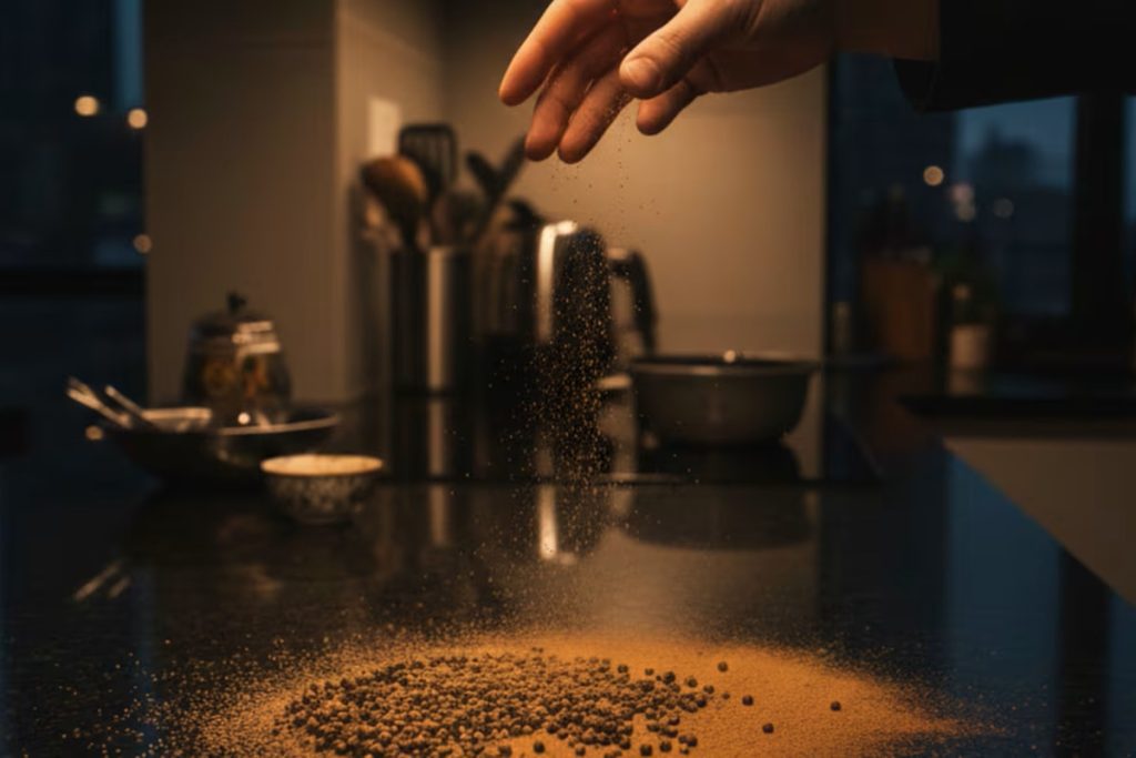 Polvilhar pimenta preta e canela na cozinha: para que serve e por que é recomendável fazê-lo à noite