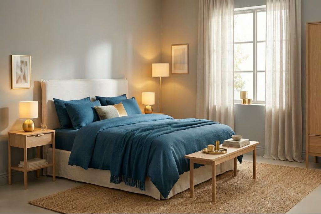 «O branco é a pior cor para o seu quarto, é melhor usar estas três combinações»