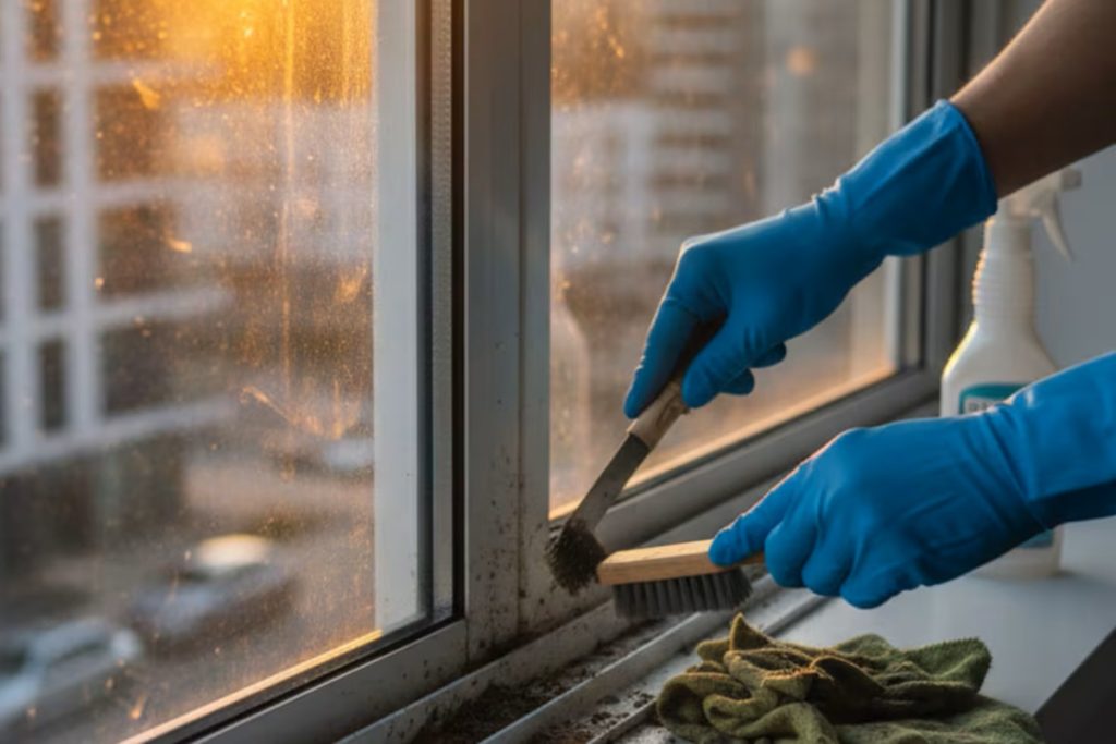 Sem aspirador nem pano húmido: como limpar os trilhos das janelas sem esforço