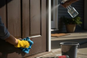 Derramar vinagre na porta de entrada: por que é recomendável e para que serve